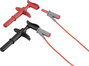 VOLTCRAFT MSK-116 Krokodilcsipesz 4 mm-es dugó CAT III 1000 V, CAT IV 600 V Fekete, Piros 6. bélyegkép