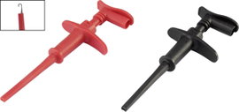 VOLTCRAFT MSK-118 Krokodilcsipesz 4 mm-es dugó CAT III 1000 V, CAT IV 600 V Fekete, Piros