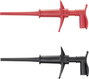 VOLTCRAFT MSK-118 Krokodilcsipesz 4 mm-es dugó CAT III 1000 V, CAT IV 600 V Fekete, Piros 3. bélyegkép