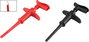 VOLTCRAFT MSK-118 Krokodilcsipesz 4 mm-es dugó CAT III 1000 V, CAT IV 600 V Fekete, Piros 4. bélyegkép