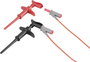 VOLTCRAFT MSK-118 Krokodilcsipesz 4 mm-es dugó CAT III 1000 V, CAT IV 600 V Fekete, Piros 5. bélyegkép