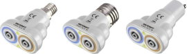 VOLTCRAFT VMA-5LS 16 Mérőadapter - Sötétszürke, Világosszürke