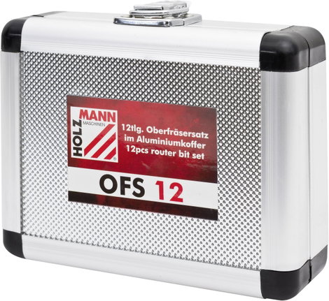 Holzmann Maschinen OFS12 Maró készlet Szár átmérő 8 mm 12 részes 2. kép
