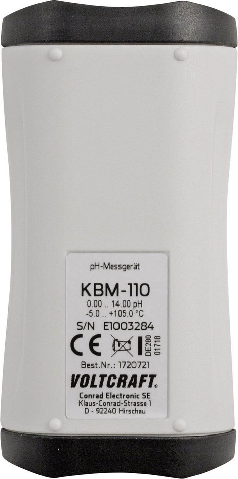 VOLTCRAFT KBM-110 pH mérő műszer Redox (ORP), Hőmérséklet, pH érték 5. kép