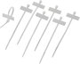 TRU COMPONENTS TE-6259188 Vezeték jelölő Feliratozó felület: 25 x 9 mm Natúr 1 db bélyegkép
