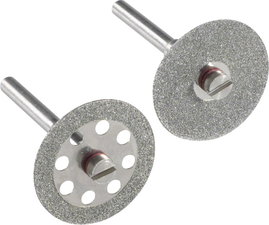 Gyémántszemcsés vágókorong készlet Ø 22 mm/3,2 mm 2 db, Basetech BT-1783924