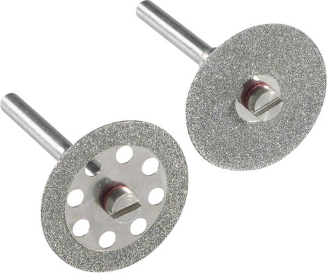 Gyémántszemcsés vágókorong készlet Ø 22 mm/3,2 mm 2 db, Basetech BT-1783924