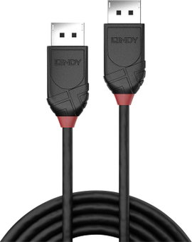 LINDY Kijelző csatlakozó Csatlakozókábel DisplayPort dugó, DisplayPort dugó 2.00 m Fekete 36492 Disp
