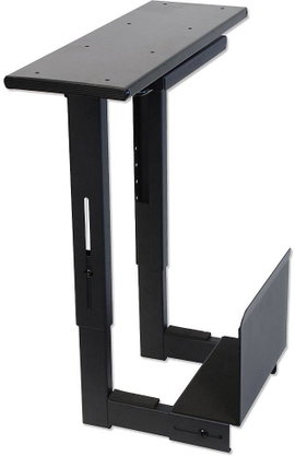 LINDY 40284 40284 Számítógép tartó Asztal alatt Fekete Terhelhetőség: 30 kg