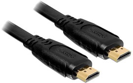 Delock HDMI Csatlakozókábel HDMI-A dugó, HDMI-A dugó 2.00 m Fekete 82670 HDMI kábel