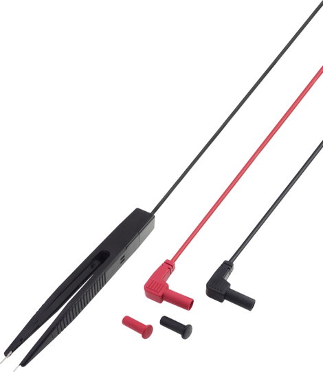 VOLTCRAFT MSL-503 Mérővezeték [4 mm-es dugó - ] 1.14 m Fekete, Piros 1 db 2. kép