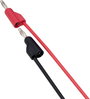 Mérővezeték kampóval 4 mm 1 m fekete/piros Voltcraft MSL-102 2. bélyegkép