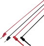 Mérővezeték kampóval 4 mm 1 m fekete/piros Voltcraft MSL-102 4. bélyegkép