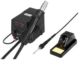 Digitális forrólevegős kiforrasztó- és forrasztóállomás 360 W 50 -480 °C Toolcraft TO-4861965