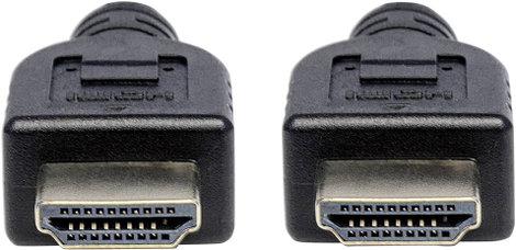 Manhattan HDMI Csatlakozókábel HDMI-A dugó, HDMI-A dugó 7.50 m Fekete 353960 UL minősített, Ultra HD 2. kép