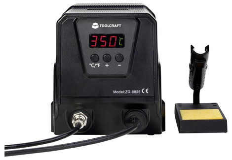 Digitális kiforrasztó állomás 90 W 160 - 480 °C Toolcraft ZD-8925 TO-4861968 3. kép
