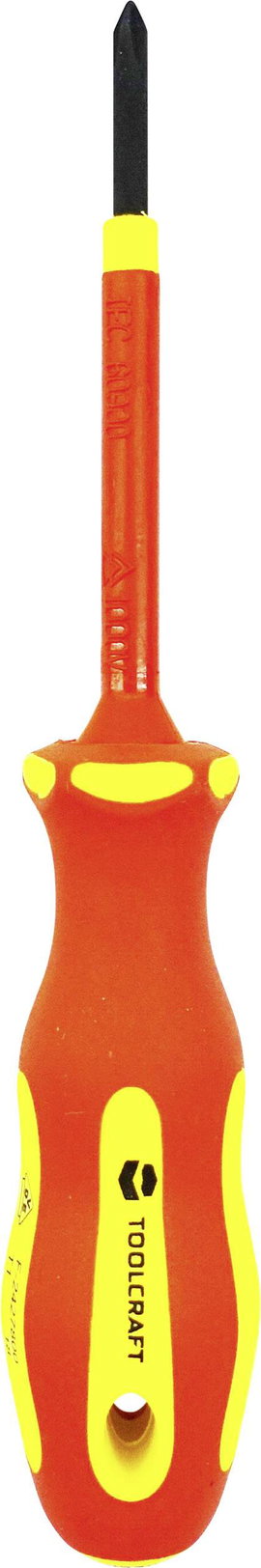 TOOLCRAFT PH0 TO-5345748 VDE, Elektronika- és finommechanika, Műhely Kereszthornyú csavarhúzó PH 0 P
