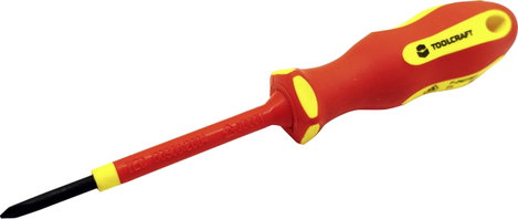 TOOLCRAFT PH0 TO-5345748 VDE, Elektronika- és finommechanika, Műhely Kereszthornyú csavarhúzó PH 0 P 2. kép