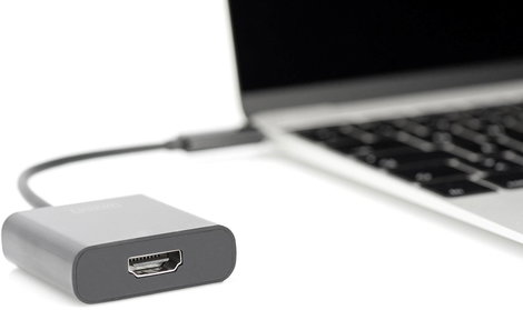 Digitus TV, Monitor Átalakító [1x USB-C® dugó - 1x HDMI alj] DA-70852 5. kép