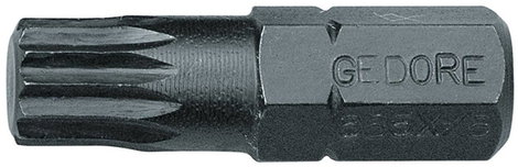 Gedore 885X 8 Négyfogú bit M8 Króm-vanádium acél C 8 1 db