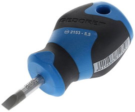 Gedore 2153 5,5 Egyenes pengéjű csavarhúzó Pengeszélesség: 5.5 mm Penge hossz: 25 mm