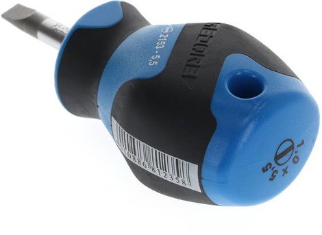 Gedore 2153 5,5 Egyenes pengéjű csavarhúzó Pengeszélesség: 5.5 mm Penge hossz: 25 mm 2. kép