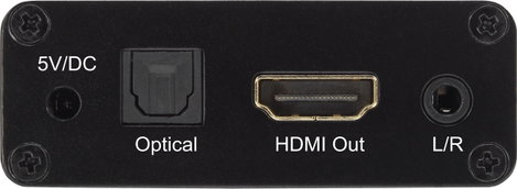 SpeaKa Professional Audio Extraktor SP-AE-H/TC-04v2 [HDMI - HDMI, Toslink, Jack, RCA] 3840 x 2160 Pi 3. kép