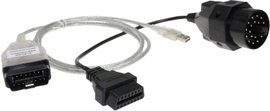 Adapter Universe OBD II csatlakozó 7390 Alkalmas (autómárka): BMW 1 db