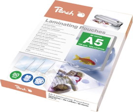 Peach Lamináló fólia DIN A5 80 mikron fényes 100 db