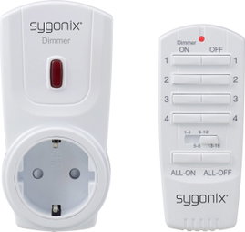 RSL Dimmer készlet Köztes dugó Kapcsolási teljesítmény (max.) 300 W Max. hatótáv (szabad területen) 