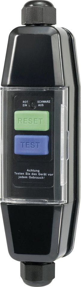 Személyvédő köztes kapcsoló kábelszereléshez, RCD 230 VAC fekete IP65 Sygonix SY-3530658