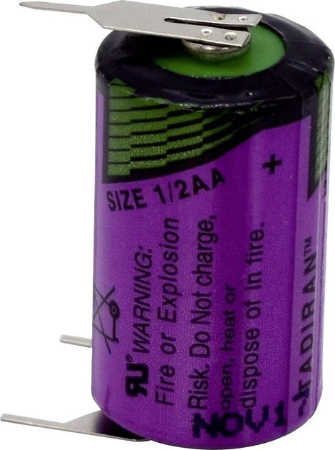Tadiran Batteries SL 350 PT Speciális elem 1/2 AA U forrtüskék Lítium 3.6 V 1200 mAh 1 db