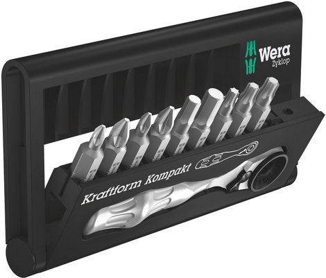 Wera BC BR 9 05073645001 Átváltó racsni készlet 1/4 (6,3 mm) 87 mm