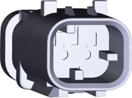 TE Connectivity Stift ház kábel AMPSEAL16 Pólusok száma 2 776534-1 1 db