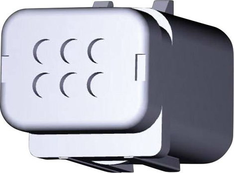 TE Connectivity Stift ház kábel AMPSEAL16 Pólusok száma 6 776537-1 1 db 2. kép