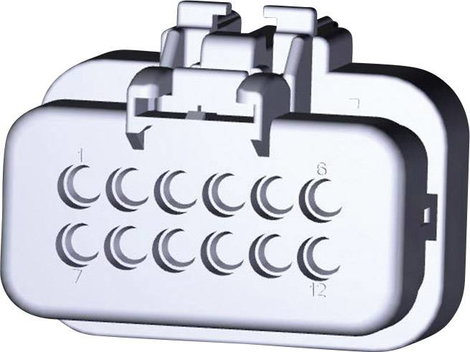 TE Connectivity Hüvelyház kábel AMPSEAL16 Pólusok száma 12 776533-3 1 db 2. kép