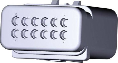 TE Connectivity Stift ház kábel AMPSEAL16 Pólusok száma 12 776539-3 1 db 2. kép