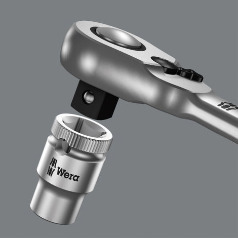 Wera Zyklop Metal 8004 A 05004004001 Átváltó racsni 1/4 (6,3 mm) 141 mm 5. kép