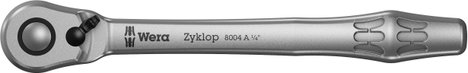 Wera Zyklop Metal 8004 A 05004004001 Átváltó racsni 1/4 (6,3 mm) 141 mm 7. kép