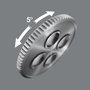 Wera 8100 SB 6 Zyklop Speed Dugókulcs készlet Metrikus 3/8 (10 mm) 29 részes 05004046001 18. bélyegkép