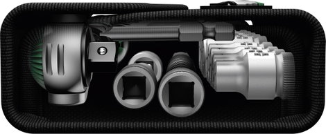 Wera 8100 SB 6 Zyklop Speed Dugókulcs készlet Metrikus 3/8 (10 mm) 29 részes 05004046001 6. kép