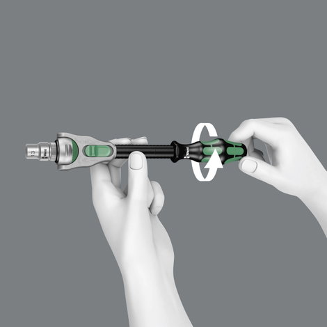 Wera 8100 SC 6 Zyklop Speed Dugókulcs készlet Metrikus 1/2 (12,5 mm) 28 részes 05004076001 16. kép