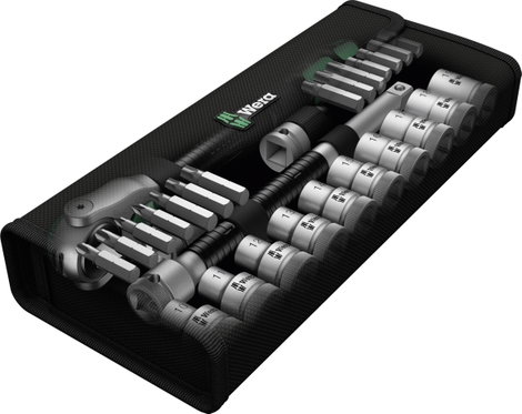 Wera 8100 SC 6 Zyklop Speed Dugókulcs készlet Metrikus 1/2 (12,5 mm) 28 részes 05004076001 3. kép
