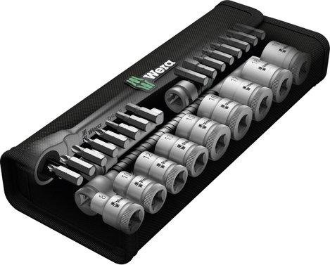 Wera Zyklop Metal 8100 SB 7 Dugókulcs készlet Metrikus 3/8 (10 mm) 29 részes 05004047001 6. kép
