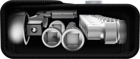 Wera Zyklop Metal 8100 SC 8 Dugókulcs készlet Metrikus 1/2 (12,5 mm) 28 részes 05004078001 6. kép