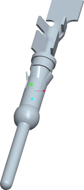 TE Connectivity 1-66099-5 Kerek dugó érintkező Stift Össz pólusszám: 1 Sorozat (kerek csatlakozók): 