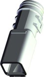 TE Connectivity 1011-229-0205 Kerek dugó kódoló stift Össz pólusszám: 2 Sorozat (kerek csatlakozók): bélyegkép