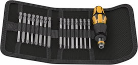 Wera Kraftform Kompakt 60 ESD ESD Bit csavarhúzó 1/4 (6,3 mm)