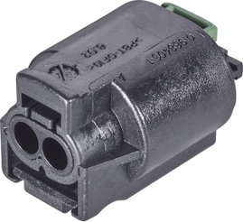 TE Connectivity Hüvelyház kábel AMP MQS Pólusok száma 2 1-967644-1 1 db