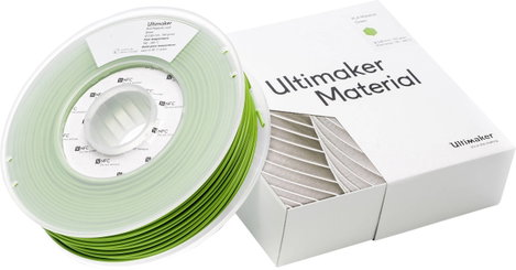 UltiMaker PLA - M0751 Green 750 - 211399 Ultimaker 3D nyomtatószál PLA műanyag 2.85 mm 750 g Zöld 1  6. kép